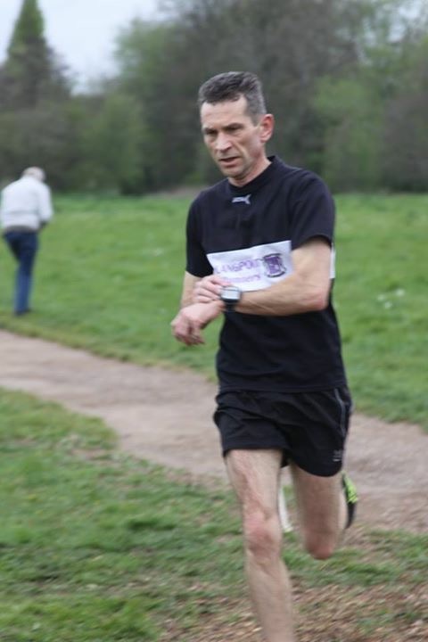 Grahame checking his watch