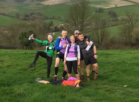 2017 LDWA Cerne Challenge group photo