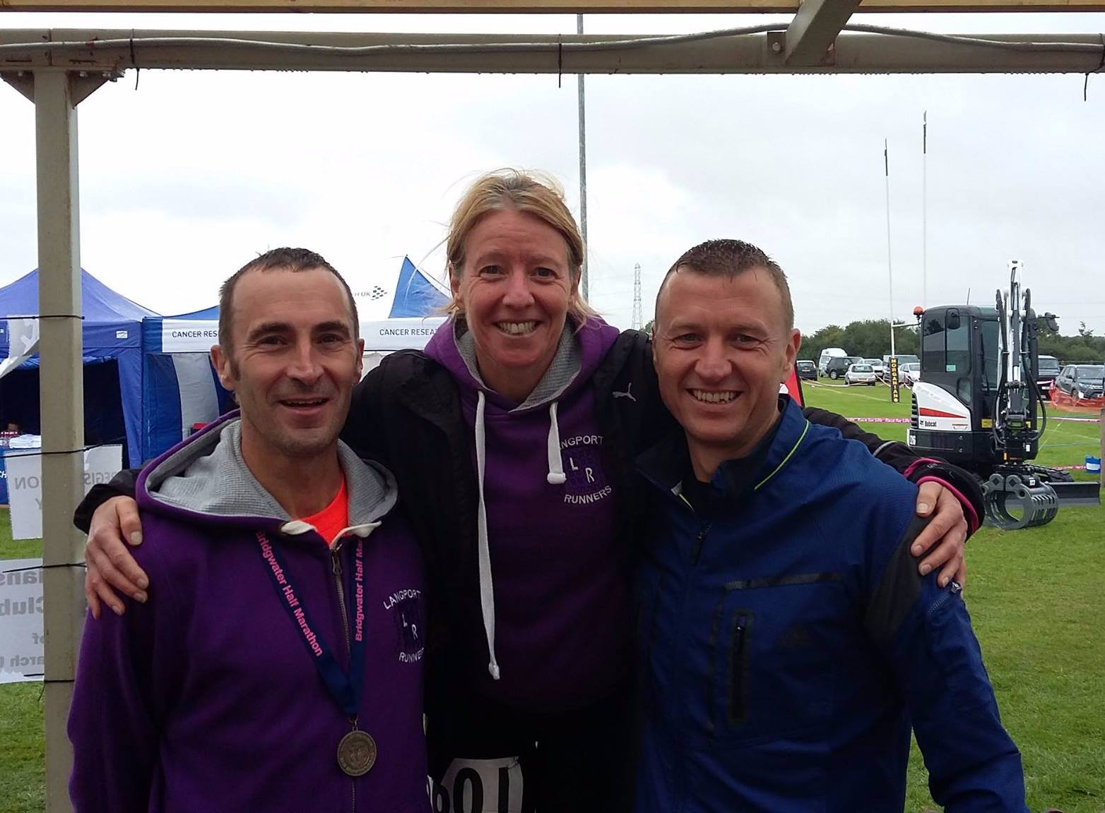 ben anne shaun with medal