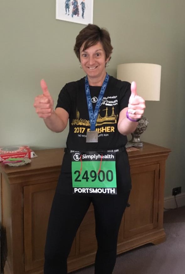 Tracey with GSR medal